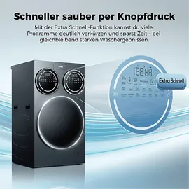 Haier HAMQD 410CBL9GN-84 MultiWash Waschmaschine (10 kg, 1400 U/min)