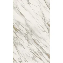 Rasch Textil Rasch Tapete 200126 - Helle Papiertapete mit Marmor-Optik, Marmor Tapete in Weiß und Gold - 10,05m x 0,53m (LxB)