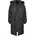 Ladies Faux Fur Coat Schwarz