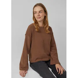 s.Oliver Strickpullover mit Naht-Details Braun 46