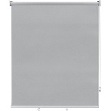 Woltu Außenrollo Senkrechtmarkise Balkonmarkise Outdoorrollo grau 100x140 cm - Woltu