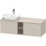 Duravit D-Neo Konsolenwaschtischunterbau wandhängend Taupe Matt 1400x550x459 mm - DE4950L70910000 DE4950L70910000
