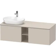 Duravit D-Neo Konsolenwaschtischunterbau wandhängend Taupe Matt 1400x550x459 mm - DE4950L70910000 DE4950L70910000