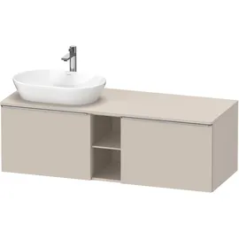 Duravit D-Neo Konsolenwaschtischunterbau wandhängend Taupe Matt 1400x550x459 mm - DE4950L70910000 DE4950L70910000