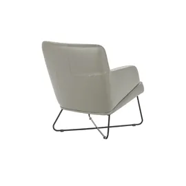 Ravensberger Werkstätten Sessel RW Wing Leder 67 x 87 x 74 cm Grau