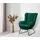 Fun Möbel Sessel Artemis Stoff Kronos 70 x 80 x 90 cm Grün mit Kissen