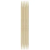 Clover Stricknadelset Bambus Braun 16 cm 5,5 mm