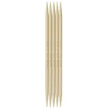 Clover Stricknadelset Bambus Braun 16 cm 5,5 mm