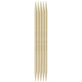 Clover Stricknadelset Bambus Braun 16 cm 5,5 mm