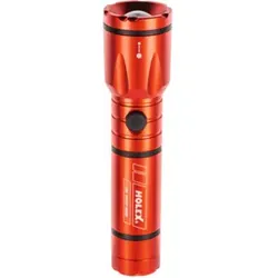 HOLEX LED-Taschenlampe mit Batterien, rot