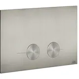 GESSI Gessi316 Betätigungsplatte für Geberit Sigma, 54611239, Farbe: Edelstahl matt gebürstet
