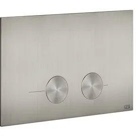 GESSI Gessi316 Betätigungsplatte für Geberit Sigma, 54611239, Farbe: Edelstahl matt gebürstet