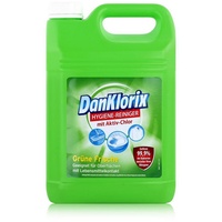 DanKlorix Hygiene-Reiniger Grüne Frische Aktiv-Chlor, Kanister, desinfizierend, 5 Liter