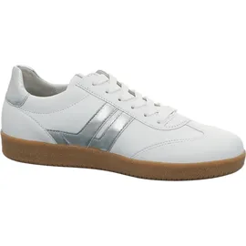 Gabor Sneaker Low Damen Weiß/Silber 39