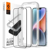 SPIGEN ALM Glass FC black / iPhone 14/13 Pro/13