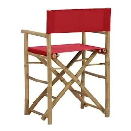 vidaXL Regiestuhl 2er Set Rot