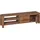 FineBuy Lowboard 140 x 40 cm Braun Massivholz