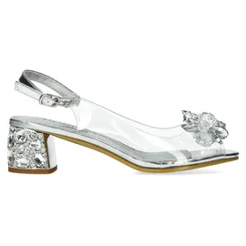 LAURA VITA Damen Sandalen #SeoVarYear# für Damen, silber, 40 EU
