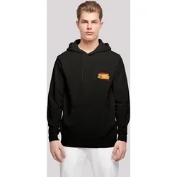 Kapuzenpullover F4NT4STIC "Spain Spanien Flagge", Herren, Gr. XL, schwarz, Obermaterial: 50% Baumwolle, 50% Polyester, casual, relaxed fit, Langarm, Pullover, Print