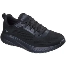 SKECHERS Squad Chaos Sr Parley Medizinischer Serviceschuh, Schwarzes Textil-Synthetik, 46 EU