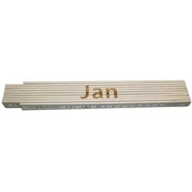 Heka Zollstock Jan 2 m, weiß