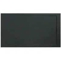 Ottofond Mineralgussduschwanne Zona 100 x 90 cm, anthrazit, ohne