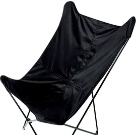 Beliani Sessel NYBRO Samtstoff 70 x 99 x 85 cm Schwarz
