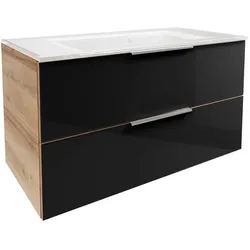 Fackelmann B.brillant Waschplatz-Set mit Glaswaschtisch 100 cm