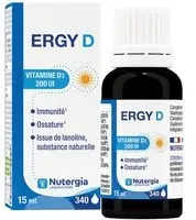 Laboratoire Nutergia Ergy D Solution(S) 15 ml