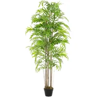 ML-Design Künstlicher Bambus 180 cm, Dekoration, Blumen - Zubehör,