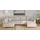 Home Affaire Wohnlandschaft HOME AFFAIRE "CHARRE U-Form mit Ottomane, Maße B/T/H: 310/161/81 cm", beige (creme), B:310cm H:81cm T:161cm, 92% Polyester, 8% Nylon, Sofas, Wohnlandschaft, feine Steppung, lose Rücken- und Zierkissen, auch in Cord und Bouclé