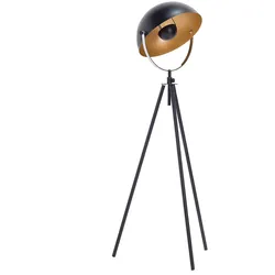 Stehlampe THAMES Metall Schwarz