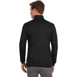 TRIGEMA Rollkragenshirt Schwarz M