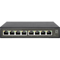 Levelone Switch 8x GE GES-2108P 8xPoE+ 8 Ports), Netzwerk
