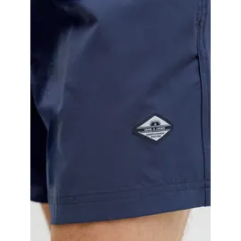 JACK & JONES Badeshorts JPSTMAUI TROPIC SOLID Blau M