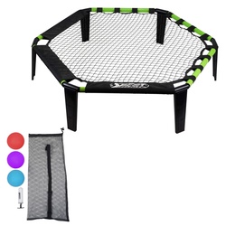 Best Sporting Schmetterball Set Outdoor I Roundnet Set mit 3 Bällen + Tasche, Pumpe und Anleitung