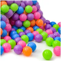 LittleTom Bällebadbälle 6 cm Bunte Bälle für Bällebad Spielbälle Babybälle Pastell