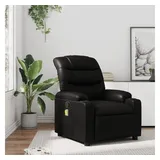 vidaXL Massagesessel Schwarz Kunstleder