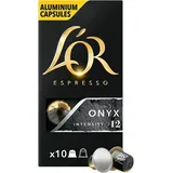 200 L'Or Onyx Blend Kaffee kapseln aus Aluminium, Nespresso kompatibel L'OR 12