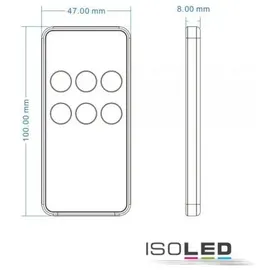 ISOLED Sys-Pro SingleColor 1 Zonen Fernbedienung Mini