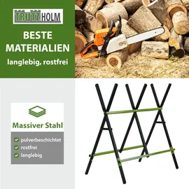Trutzholm Sägebock 2er Set Holz/Stahl klappbar 100 kg Traglast