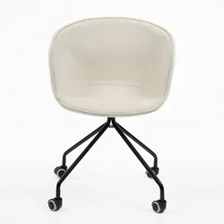 ITALIAN DESIGN Weißer Stuhl im italienischen Design von Cute Wheels, 56 x 56 x 81 cm