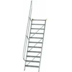 MUNK Aluminium-Treppe Stufen 60° 11 Stufen