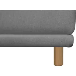 2-Sitzer ANDAS "Maroon", grau, B:200cm H:82cm T:96cm, Struktur grob ( 100% POLYPROPYLEN, Struktur fein ( 100% Polyester), Struktur (100% Polyester), Sofas, 2-Sitzer-Sofa Polstermöbel, in skandinavischem Design, mit losen Kissen