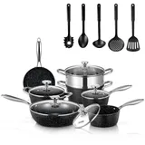 fohere Topf-Set 17-tlg. Kochtopf + Pfanne