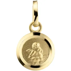 Engel-Anhänger JOBO "Anhänger Engel Schutzengel", gold (gelbgold 333), Schmuckanhänger, Damen, Gelbgold 333, 333 Gold