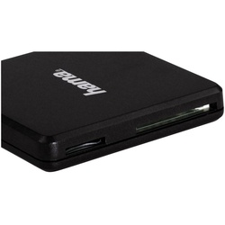 Hama Speicherkartenleser Hama 124022 Externer Speicherkartenleser USB 3.2 Gen 1 (USB 3.0) Schw schwarz