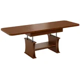 designimpex Couchtisch DA-777 höhenverstellbar ausziehbar 120/200 cm Esstisch Wohnzimmer, Funktionstisch, Wohnzimmertisch, Tisch, Esstisch, Sofatisch, Schublade braun