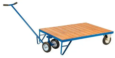 Hardwex Rollplatte mit Holzplattform