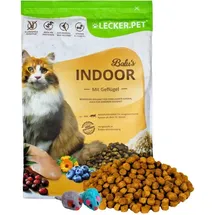 Lyra Pet 2,5 kg Lecker.Pet® Balu's Indoor Geflügel Katzenfutter Trockenfutter Vollnahrung + 2 Mäuse